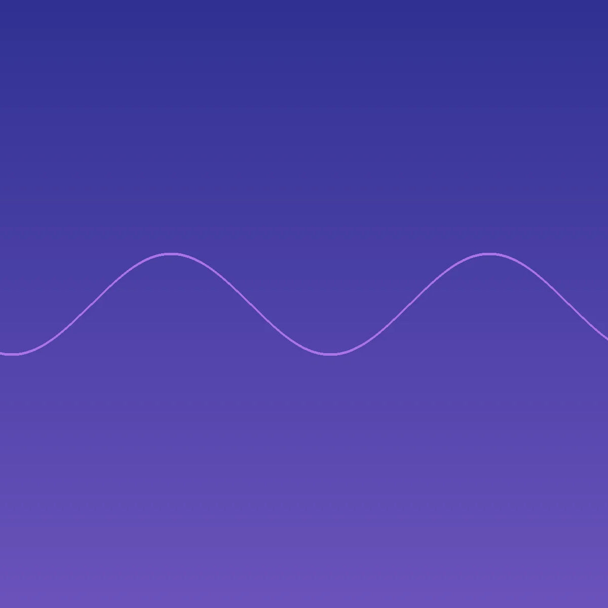 Abstract gradient with music notes and waveform representing AI music producers mini-class.