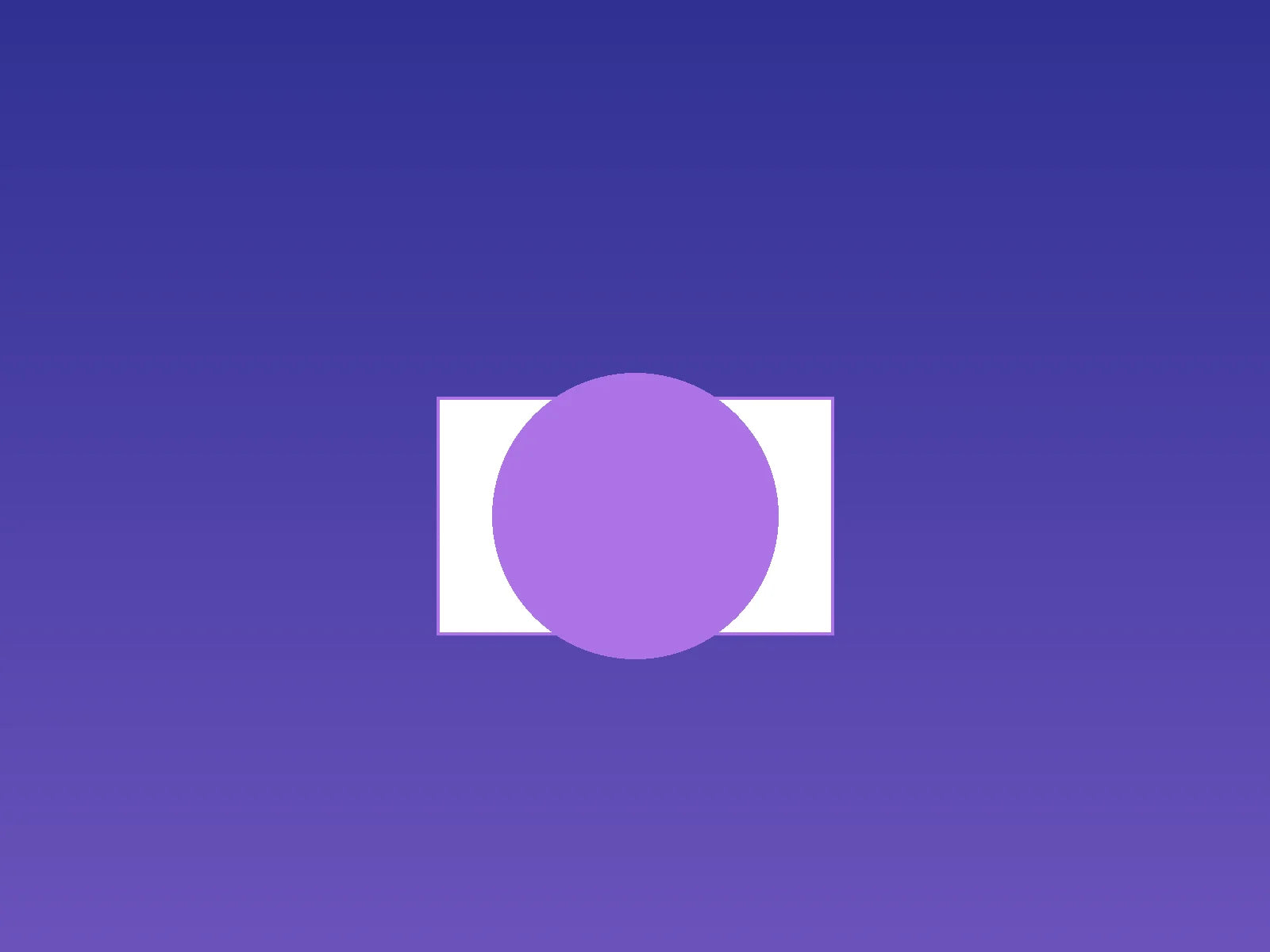 Abstract purple gradient with spotlight and slide icons representing investor pitch polish session.